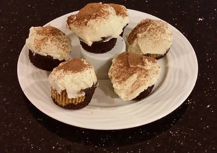 Tiramisu Inspired Cupcakes Tiramisu Inspired Cupcakes