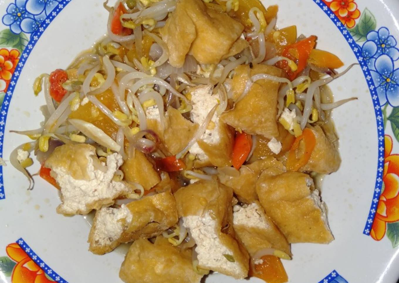 Tumis Toge Tahu