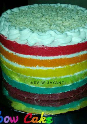 Foto resep Rainbow Cake