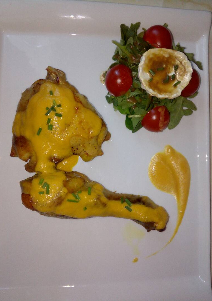 Una foto de Pollo a la naranja