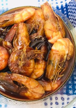 Foto resep Udang masak asam