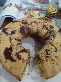 Foto resep Vanilla Choco Marble (marmer cake)