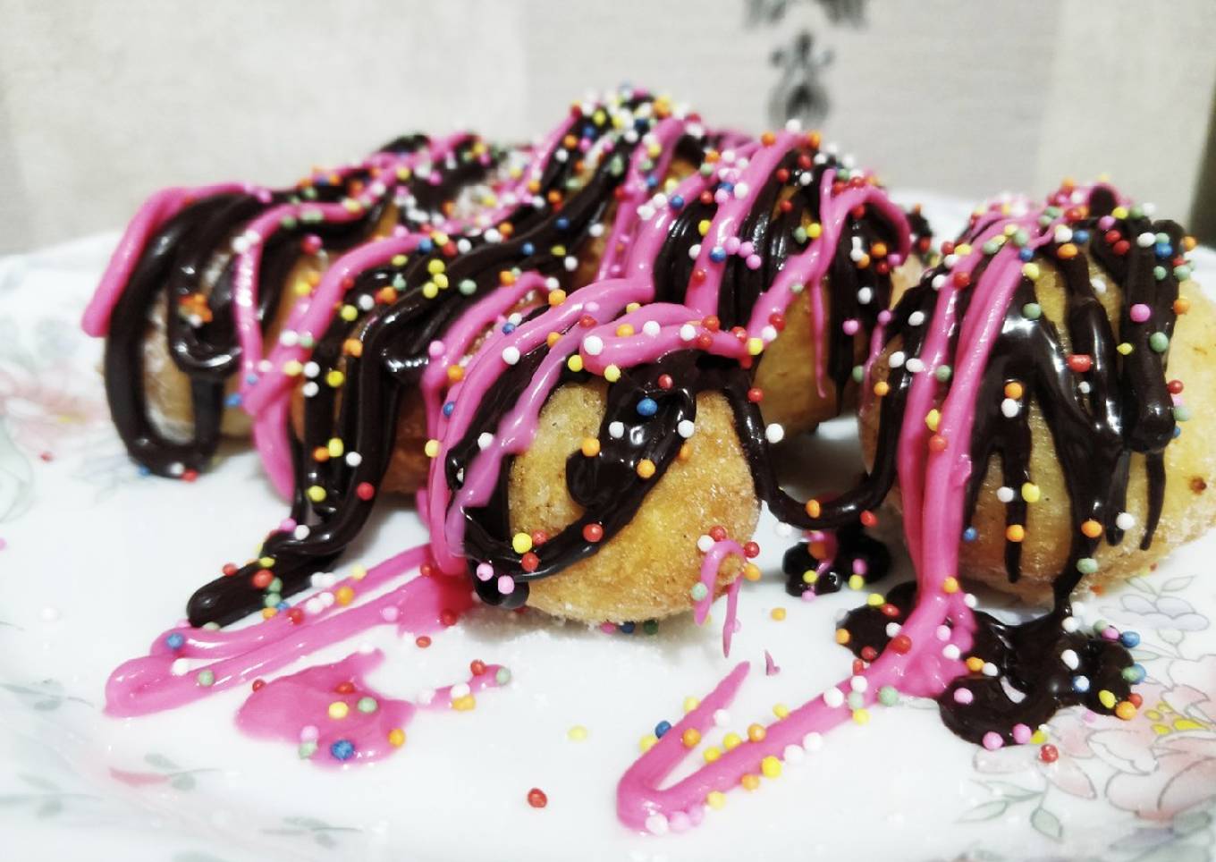 Loukoumades (Greek Donuts) tanpa ulen