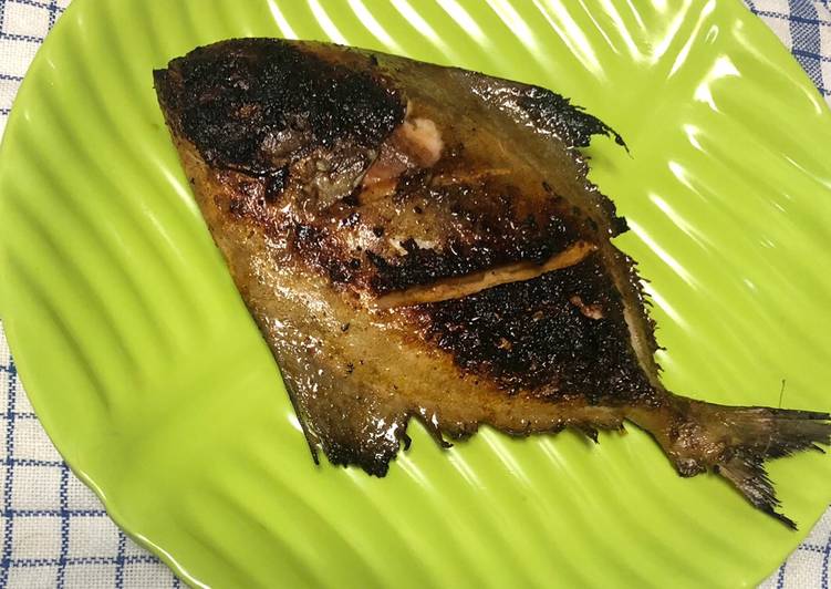 Cara Membuat Ikan bakar bawal Sempurna