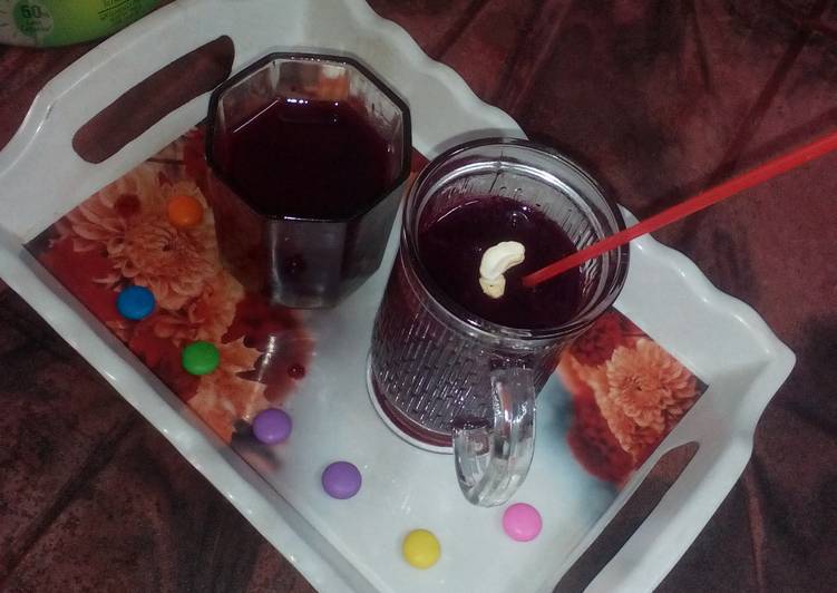 Recipe of Super Quick Homemade Black grapes juice