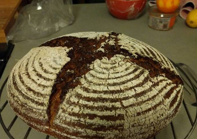 Recipe of Quick 100% Rye Sourdough