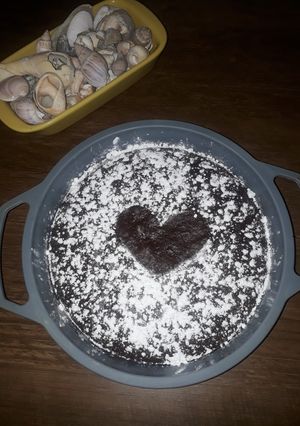 Una foto de Torta de chocolate sin huevo