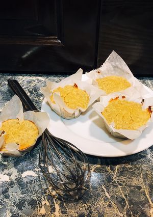 Hình của món Bánh Ăn Dặm Muffin Chuối.