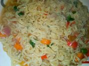 A picture of indomie with beans