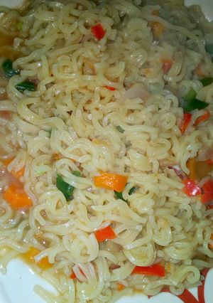 A picture of Vegetable noodles.
