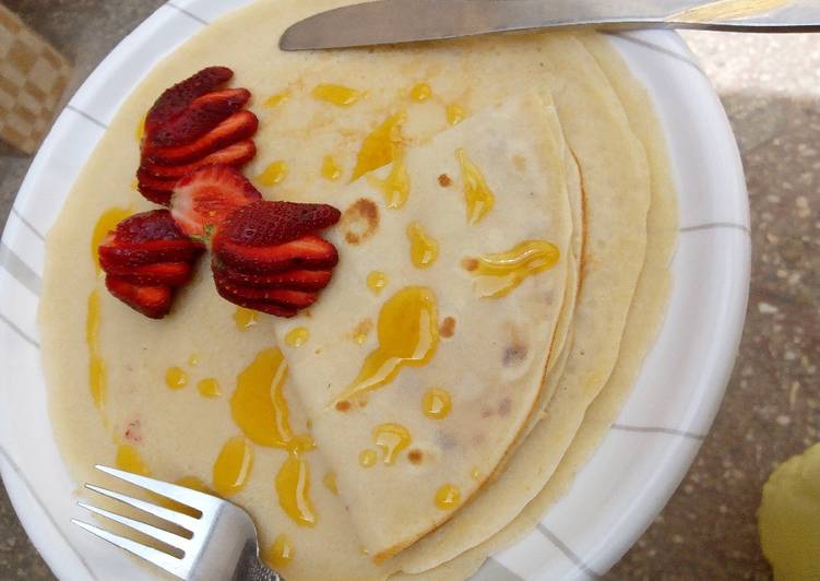 Easiest Way to Make Super Quick Homemade Crepe