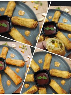 चीज़ कॉर्न रोल (cheese corn roll recipe in Hindi) रेसिपी मुख्य फोटो