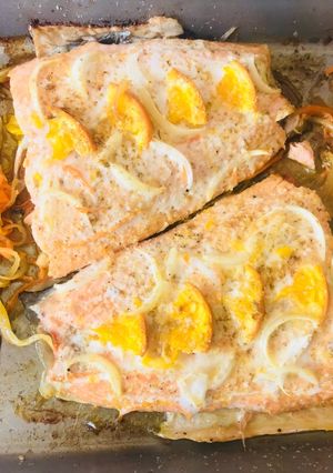Foto principal de Salmón con Almendras a la naranja