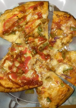 A picture of Homemade pizza.