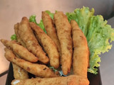 Filetes de peixe panado