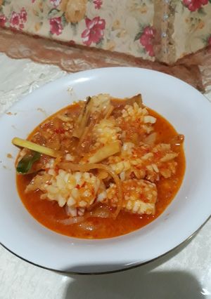 Foto resep Cumi saos padang
