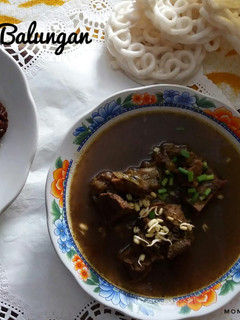 Foto resep Rawon Balungan Original Lengkap dg Sambal 😍