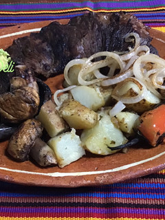 Una foto de Arrachera. marinada en cerveza hecha en sartén