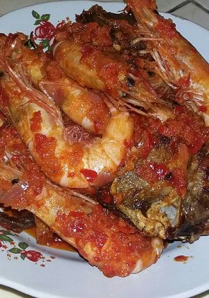 Foto resep Balado udang & ikan pari