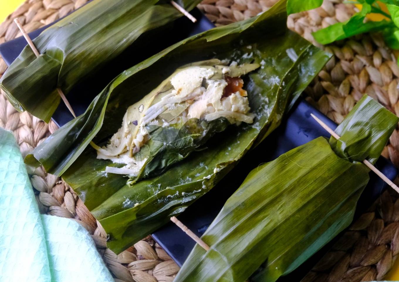 Pepes Tahu Jamur Enoki
