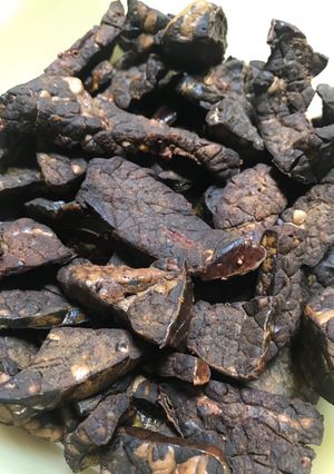 Foto resep Paru sapi (bayah) goreng kering kriuk