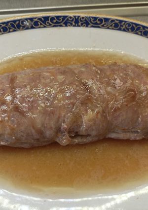 Göngyölt, töltött darálthús recept fotója