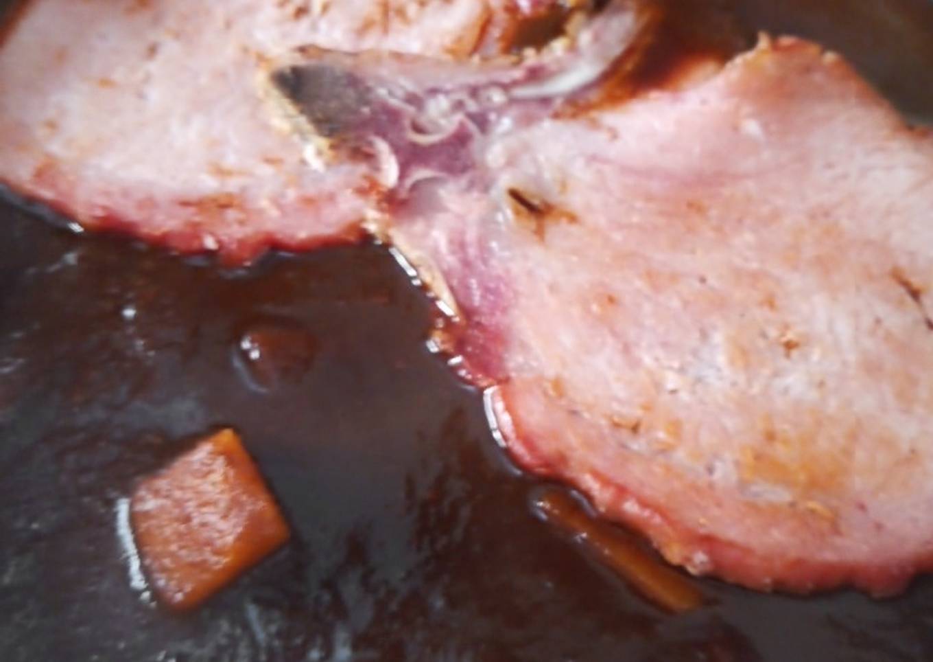 Chuleta de cerdo en salsa de 3 chiles 🐽🌶🌶🌶