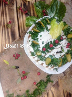 صورة لوصفة كيكة الفلافل