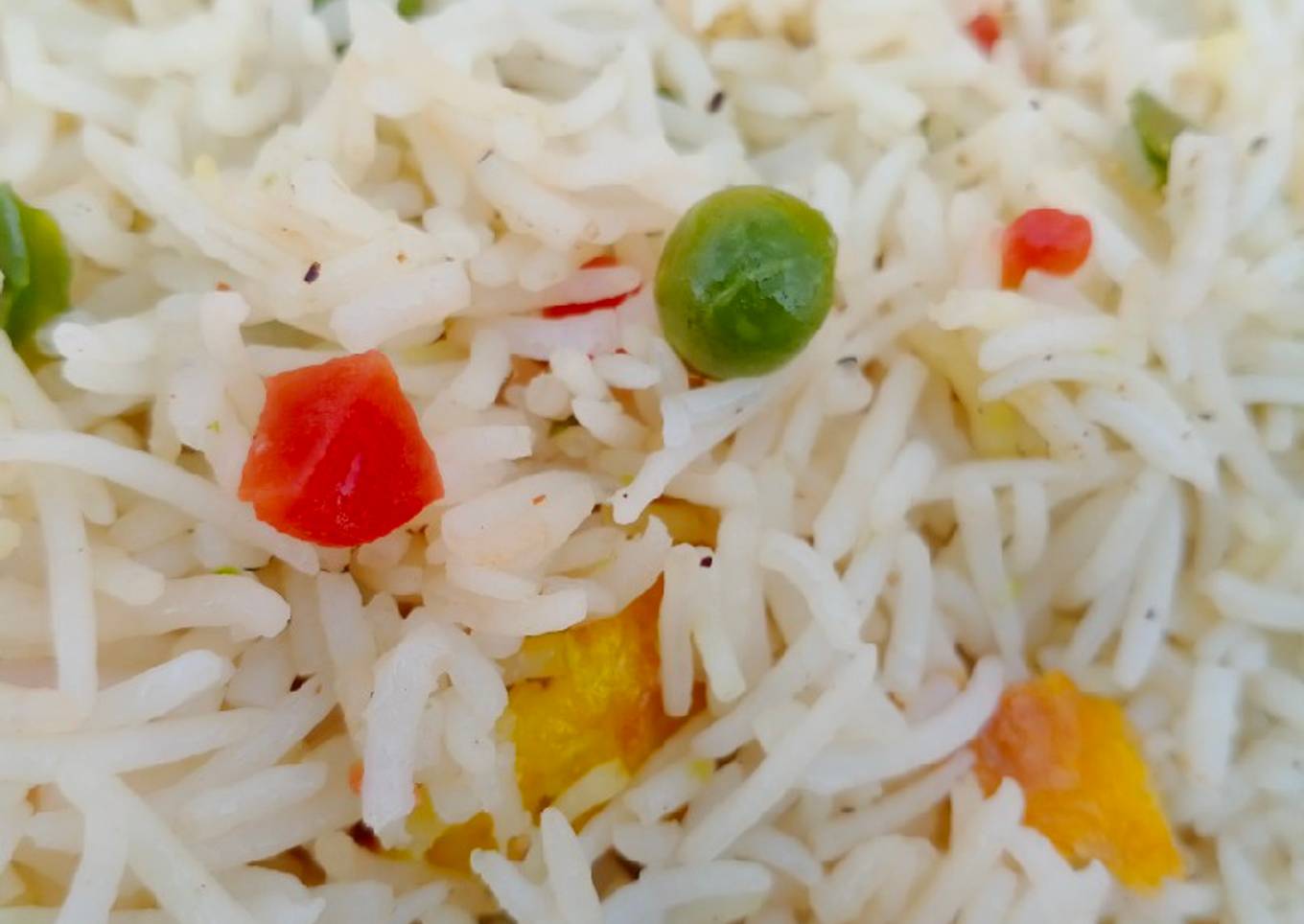 Eggs and vegetable fried rice