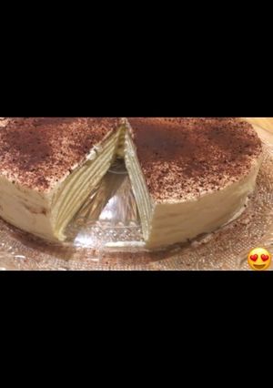 صورة لوصفة تحلية بالكريب والكريمة هائلة 😋