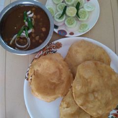 Chole bhature A picture of Chole bhature.