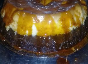 Una foto de CHOCO FLAN (Torta Imposible) Súper Fácil