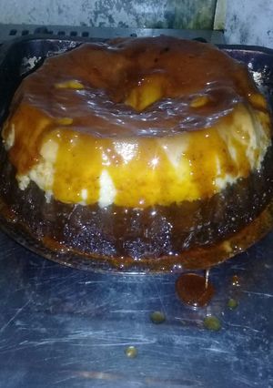 Una foto de CHOCO FLAN (Torta Imposible) Súper Fácil