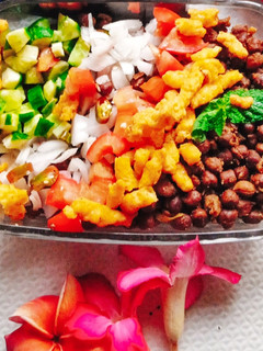 A picture of Black Chickpea Salad.