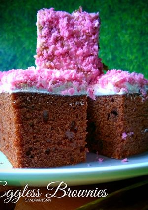 Foto resep Eggless Brownies (no mixer)