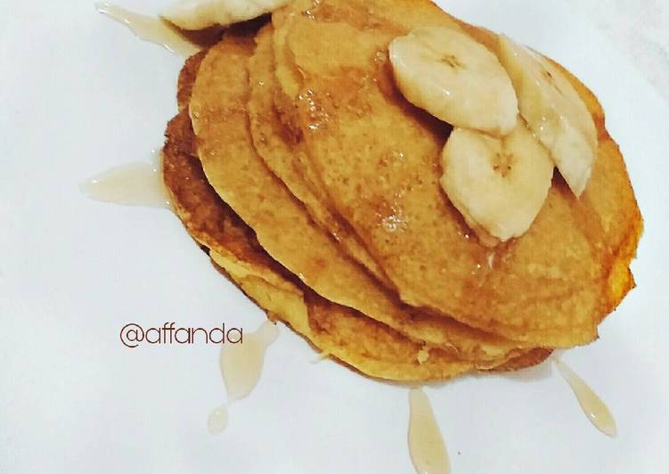 Pancake Toping Buah dan Madu, Masakan Sederhana