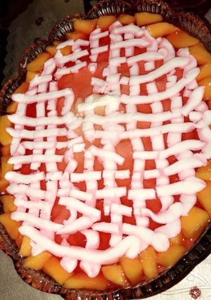 A picture of Mango custard.