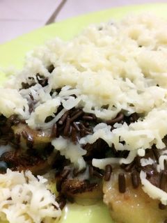 Foto resep Pisang Bakar Coklat Keju