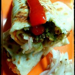 A picture of Soya Kabab Roll.