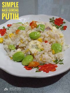 Foto resep Nasi Goreng Putih Sederhana