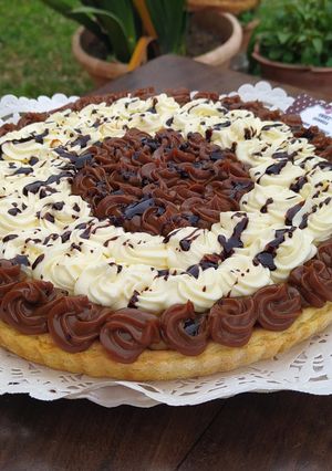 Una foto de Tarta Banana split