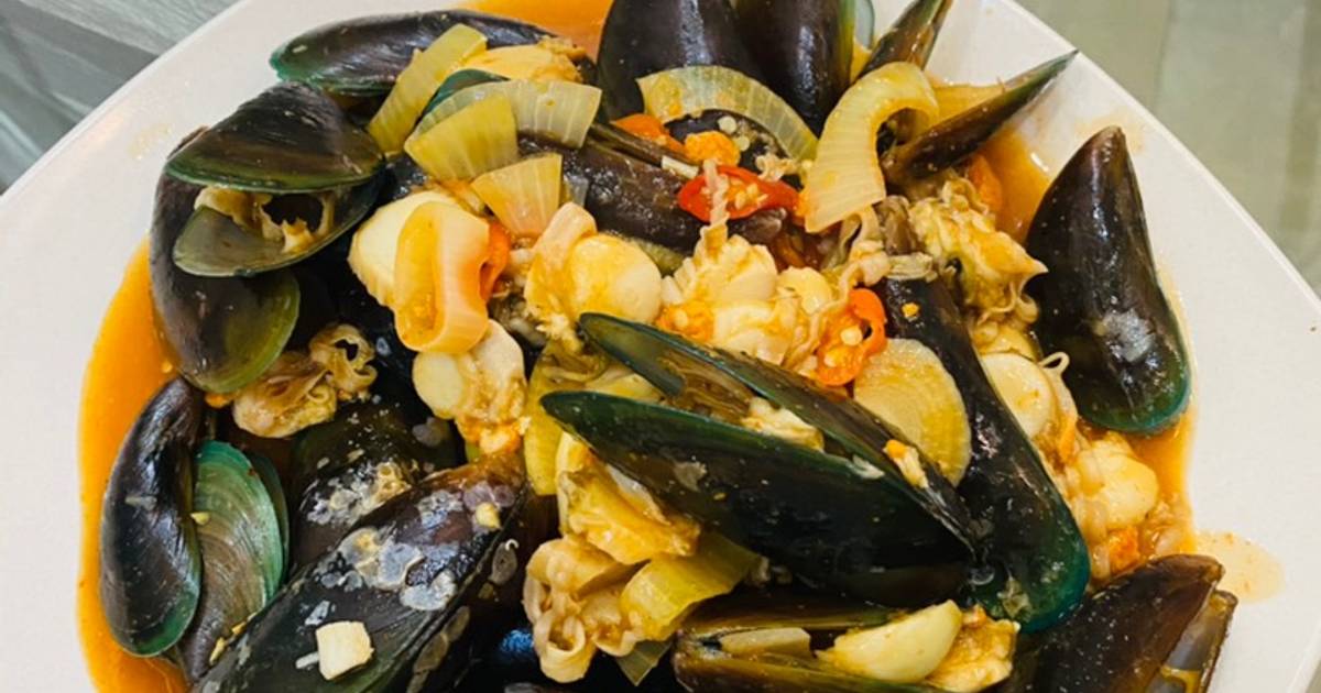 23 resep kerang srimping asam manis enak dan mudah Cookpad