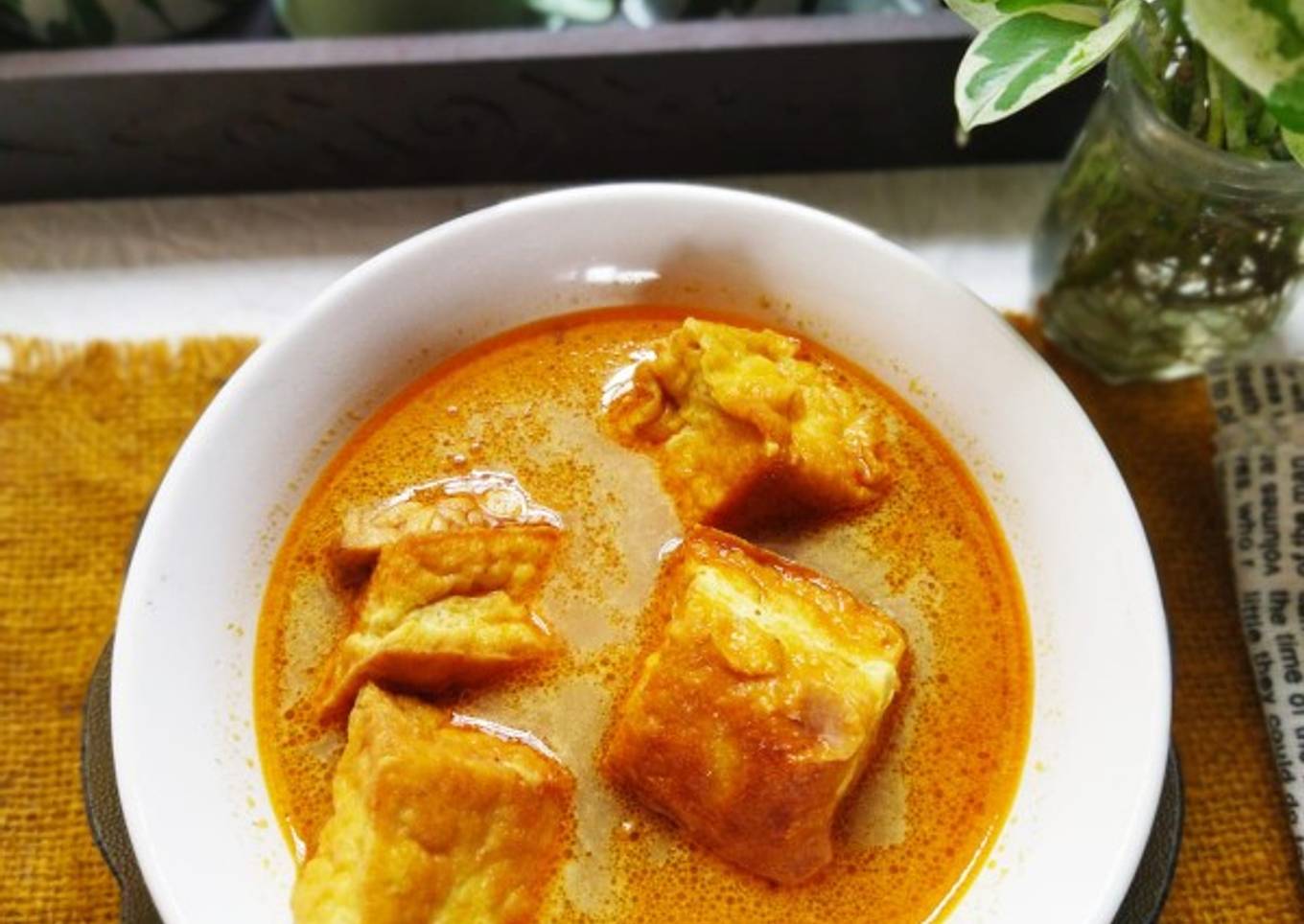 Opor Ayam Tahu Tempe khas Cepu