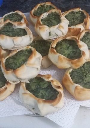 Una foto de Canastitas de Espinaca!