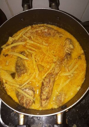 Foto resep Santan rebung+ikan