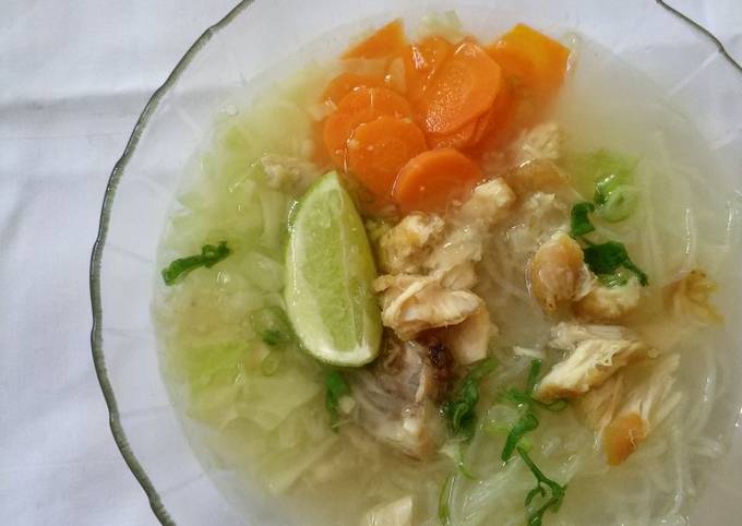 Soto Ayam Bening Mudah dan Murah