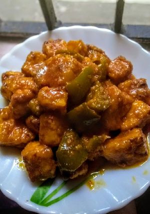 চিলি পনির (chilli paneer recipe in Bengali) রেসিপির প্রধান ছবি