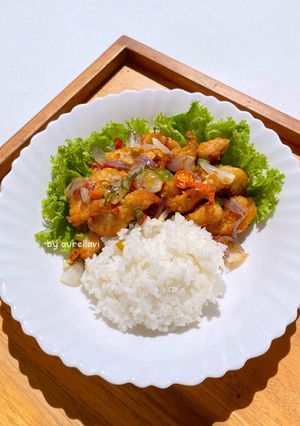 Foto resep Ayam Goreng Tepung Cabe Bawang