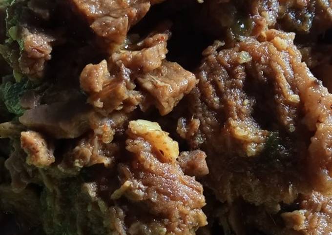 Cara bikin Daging masak pedas simpel Cara bikin Daging masak pedas simpel
