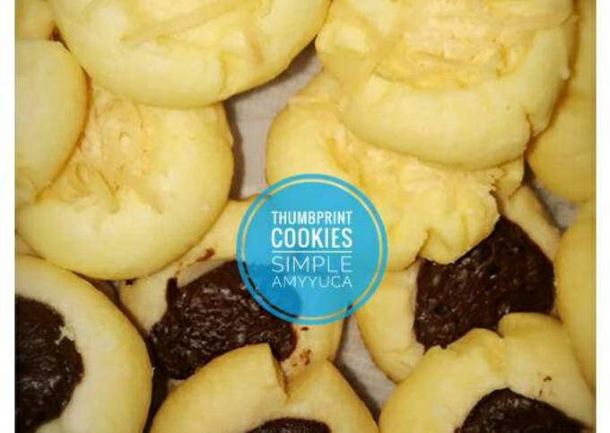 Thumbprint cookies simple